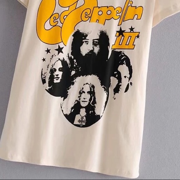 Led Zeppelin Retro Music Band Tshirt - Picture 6 of 13
